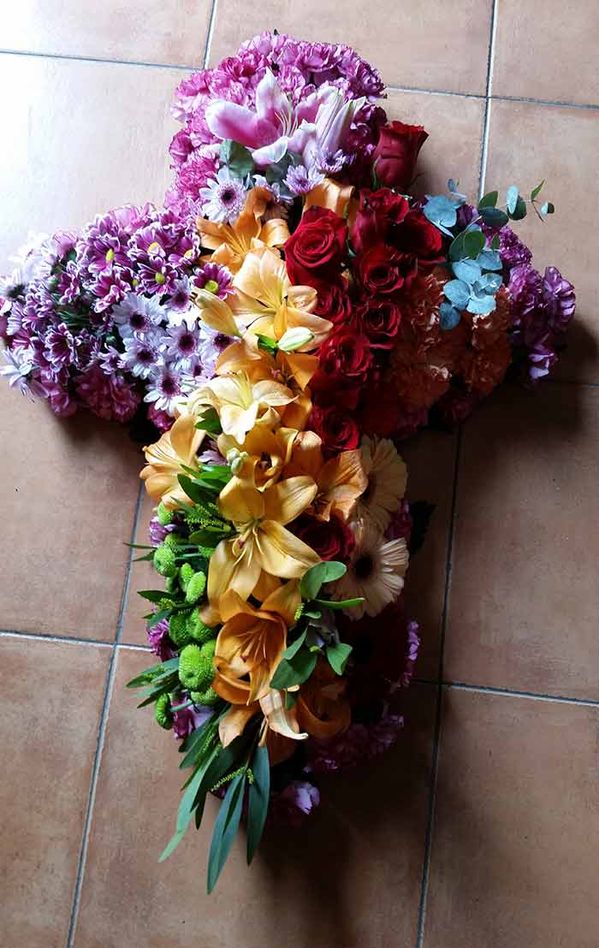 Flores Tiaré ramos fúnebres 1
