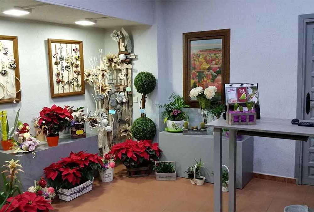 Flores Tiaré interior de floristería 